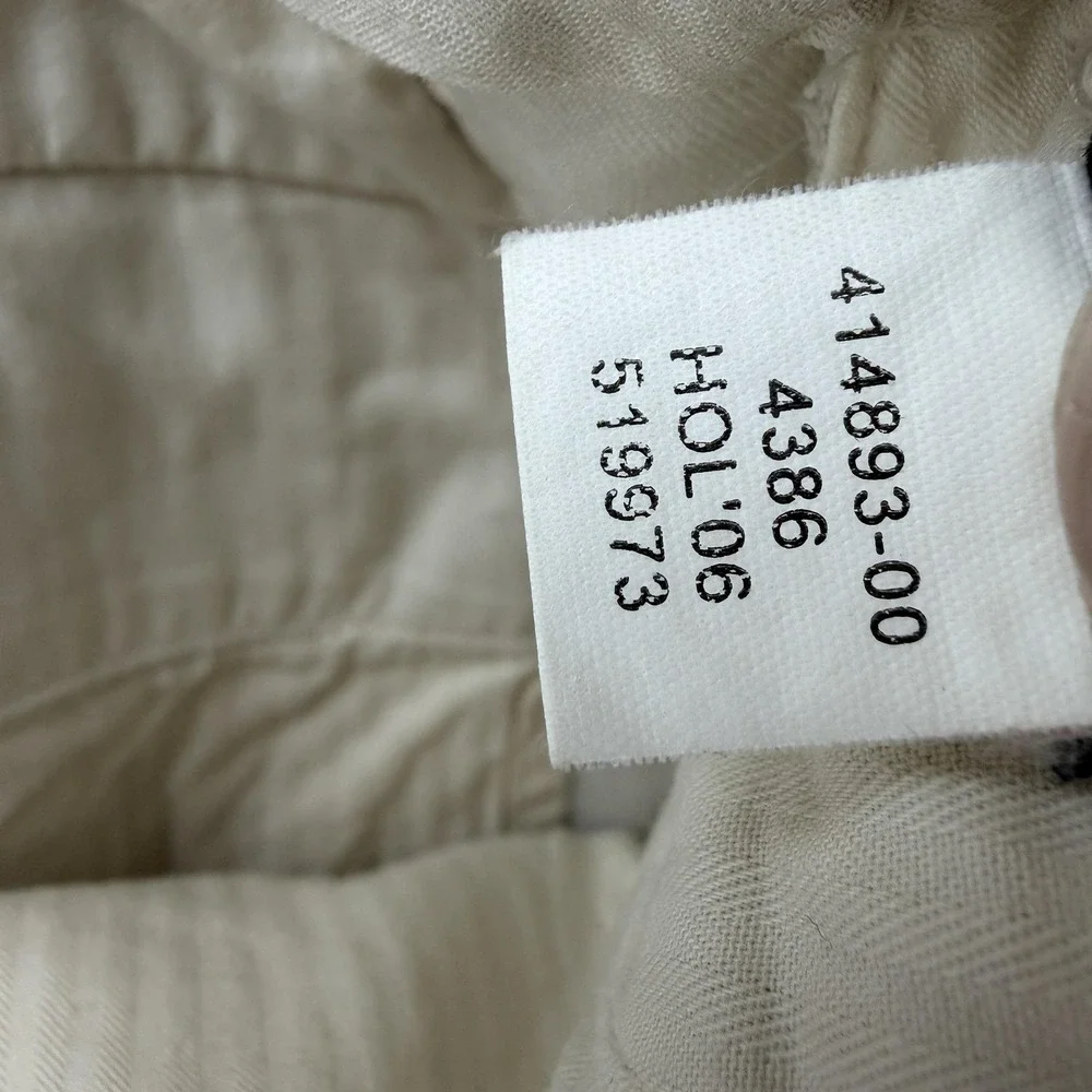 Banana Republic Chino Pants Mens 36x27 Beige Relaxed Fit Dawson 414893-00